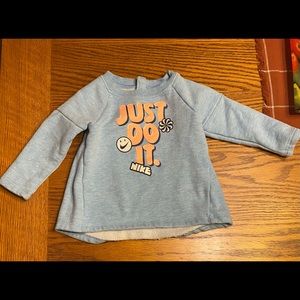9 months Nike Blue long sleeve shirt